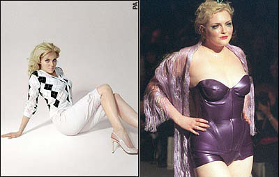 Sophie yesterday (left) and before (right)